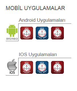 MEB android ve iOS Uygulamaları