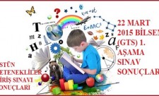BİLSEM Sonuç 2015